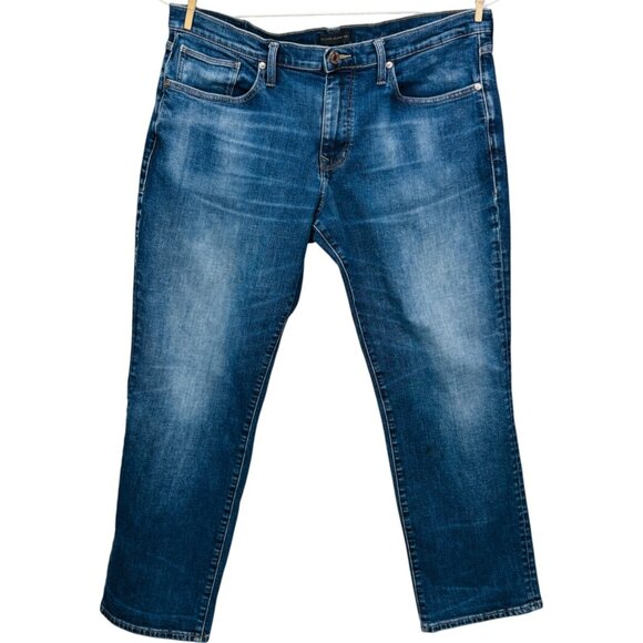 Silver Mens Machray Athletic Fit Straight Leg Jeans Stretch Denim Size W36/L30 - Picture 2 of 12